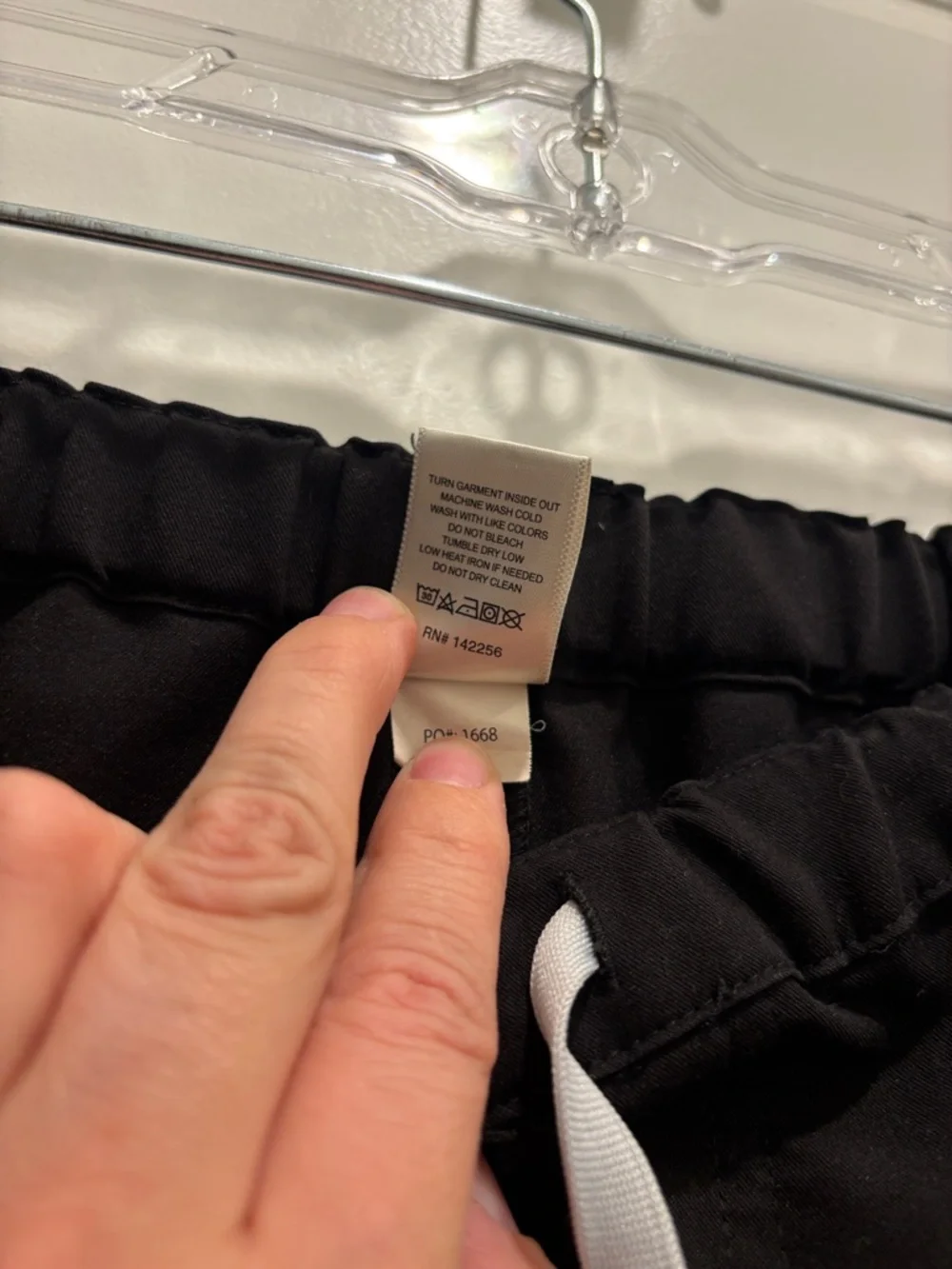 FIGS Black Men's Drawstring Scrub Pants